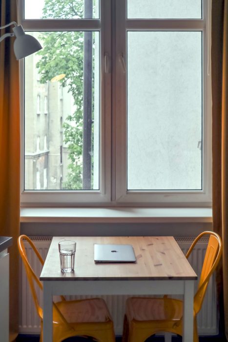 Ventana en PVC instalada.